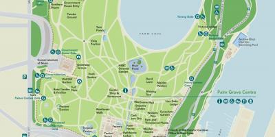 Sydney jardines botánicos mapa