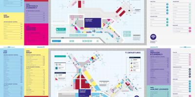 Mapa de sydney aeropuerto terminal 1