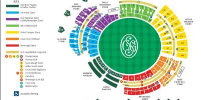 Sydney cricket ground asientos mapa