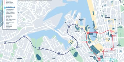 Monorriel mapa de sydney